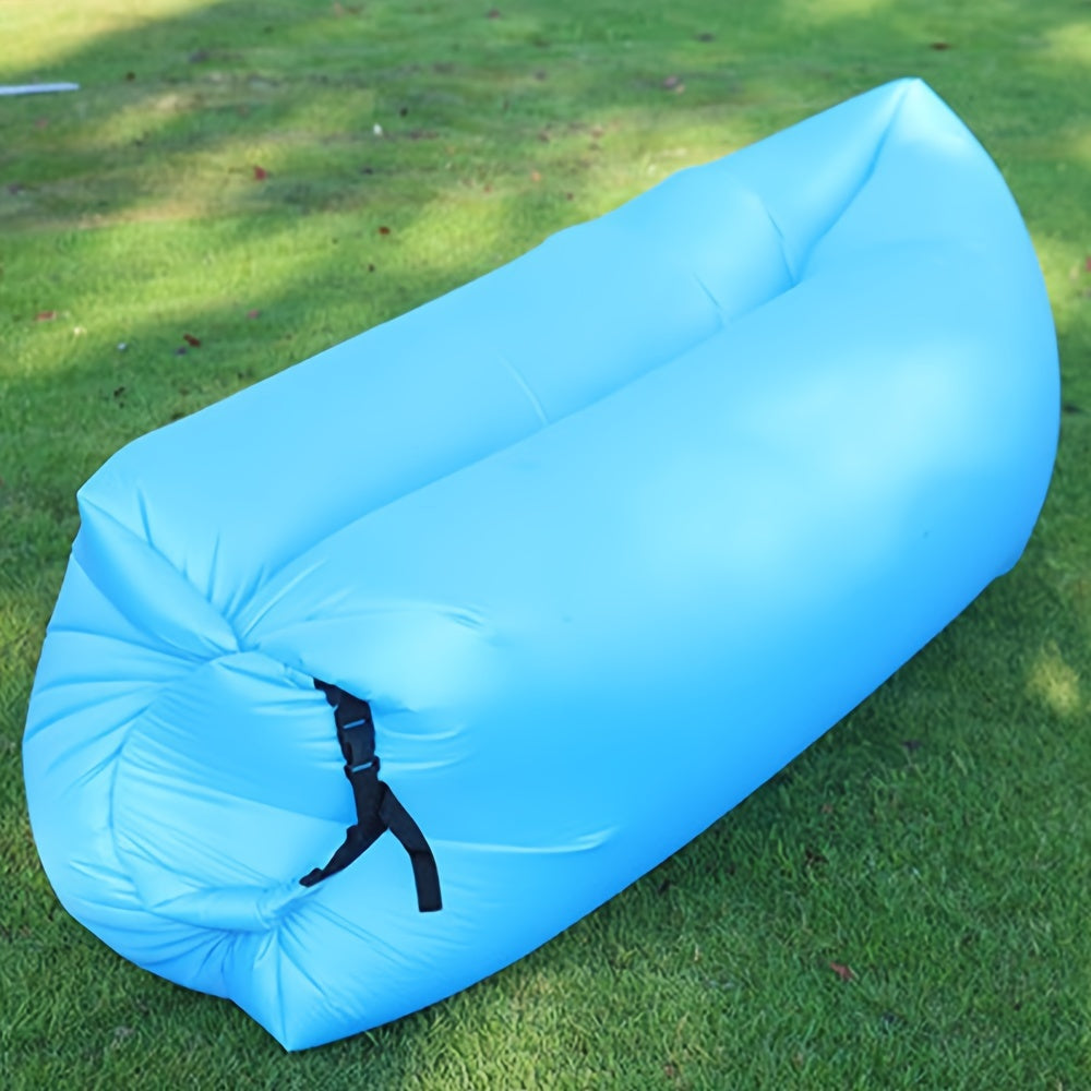 Portable Self-Inflating Air Lounger - Waterproof, Leak-Proof & Easy Setup - Ideal for Backyard, Beach, Camping, Picnics, Music Festivals & Hiking
