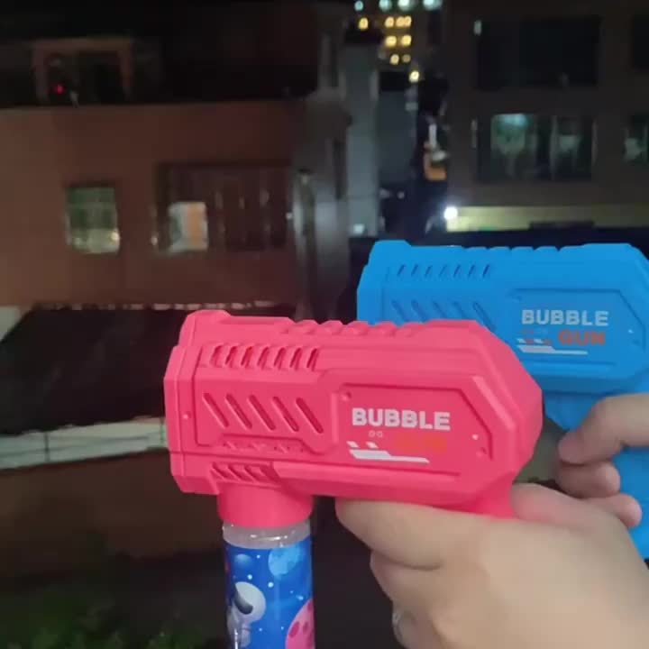 LED Bubble Gun - Great for Outdoor Parties, Weddings, Beach and Pool Entertainment - Electric Bubble Machine for Halloween, Christmas and Birthday Gifts - Liquid and Batteries Not Included