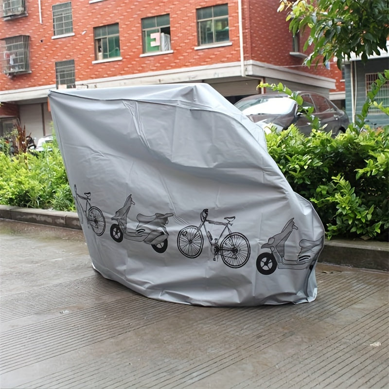 All-weather bike cover - Suitable for e-bikes, mountain bikes and motorcycles - Durable EVA material - Hand wash or dry clean