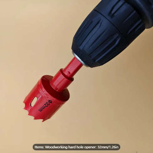 Woodworking hard hole opener: 32mm/1.26in
