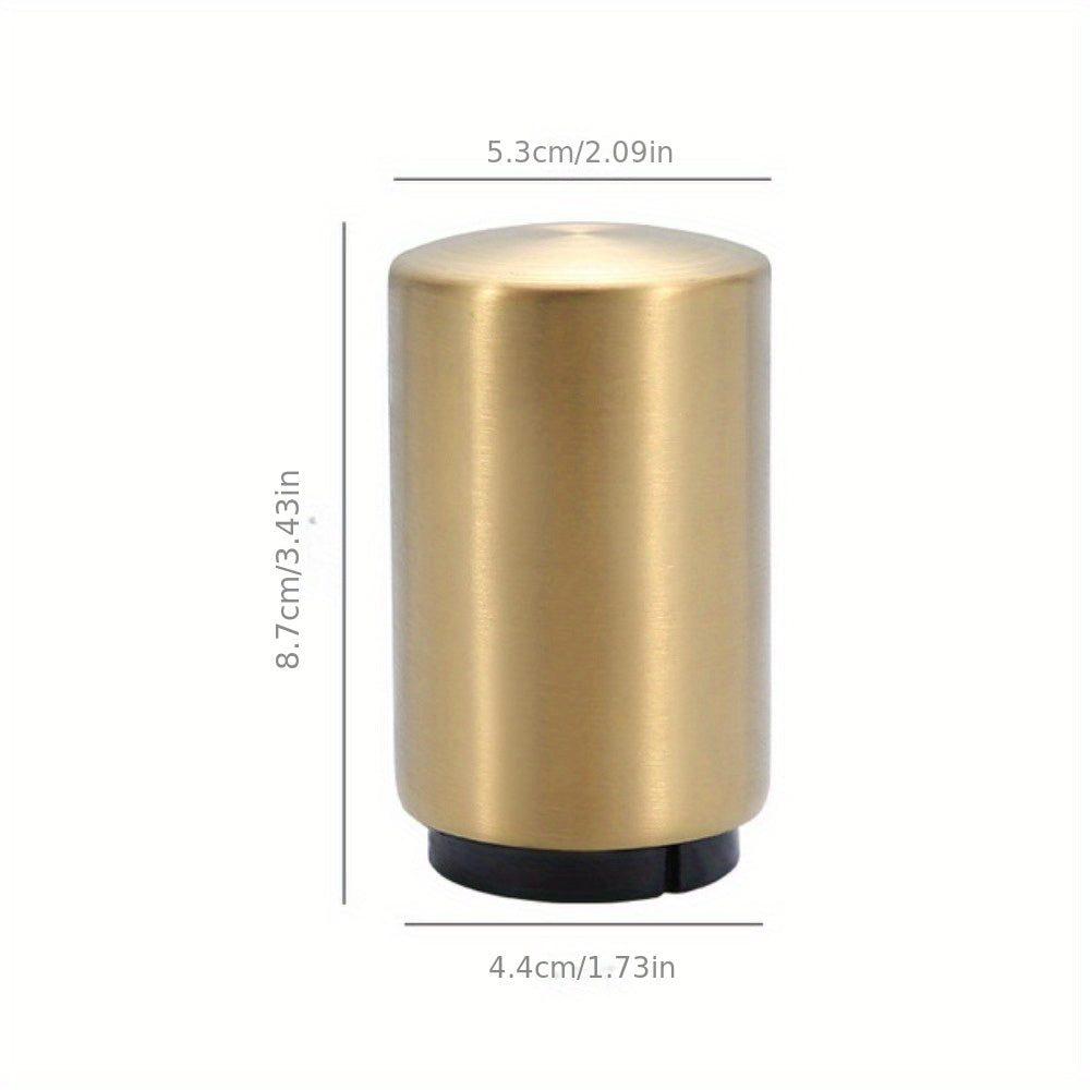 Stainless Steel Automatic Press Bottle Opener - Easy Soda Bottle Cap Remover with Magnet - Easy to Use Kitchen Gadget for Restaurants, Bars and Home Use, Ideal Eid Al Adha Gift