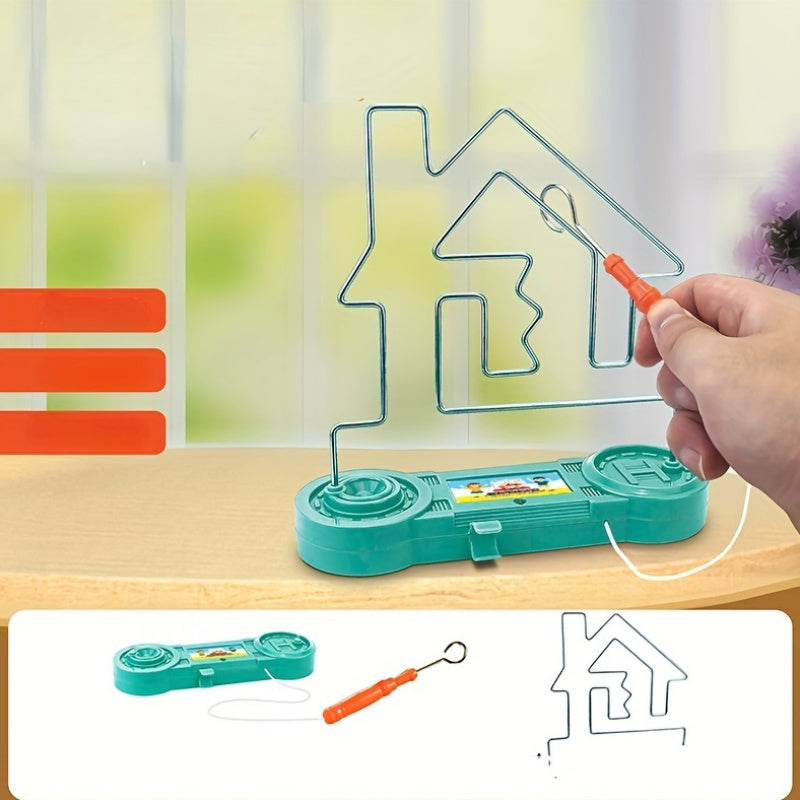 3D Line Maze Puzzle with Electric Shock Pen