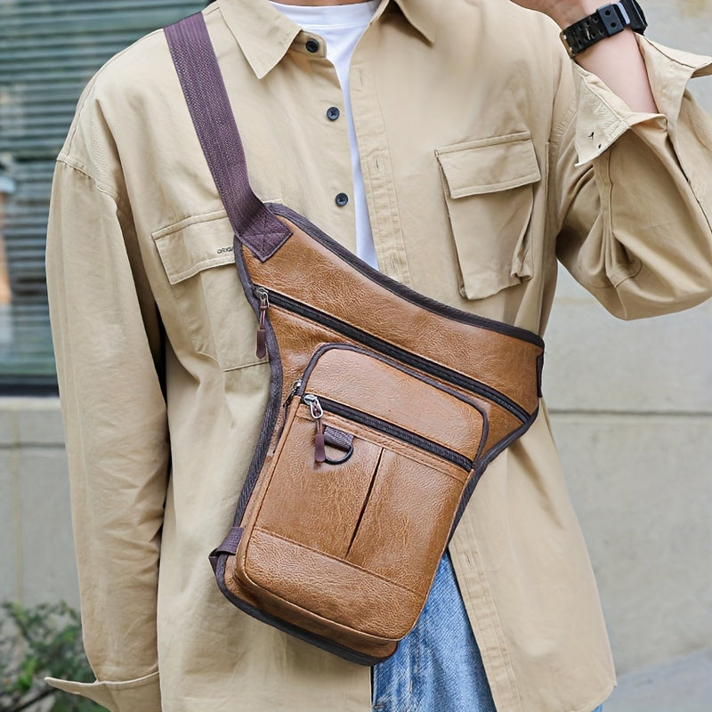 New multifunctional men's leg bag, outdoor men's leg bag, sports bag portable waist bag