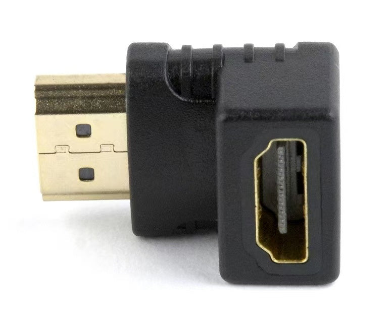 HDMI right angle adapter, 90° downwards