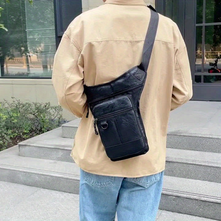 New multifunctional men's leg bag, outdoor men's leg bag, sports bag portable waist bag