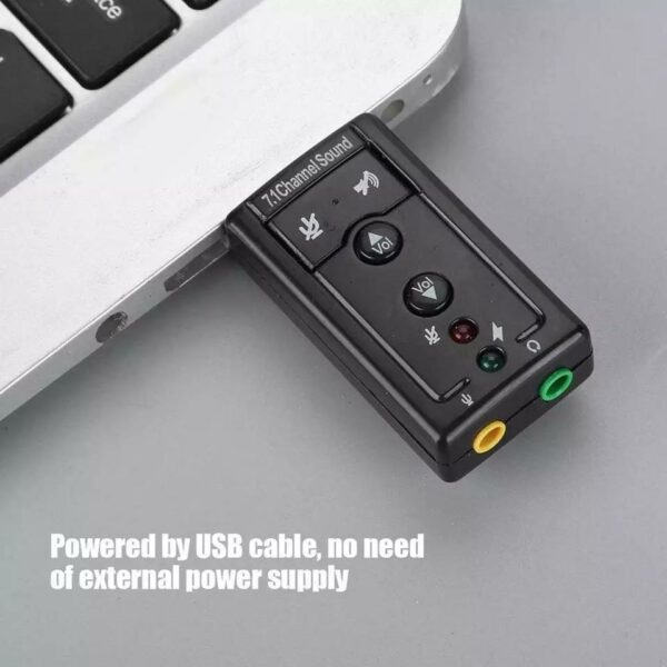 SE-L69 Lightweight 7.1 USB Stereo Audio Adapter External Sound Card
