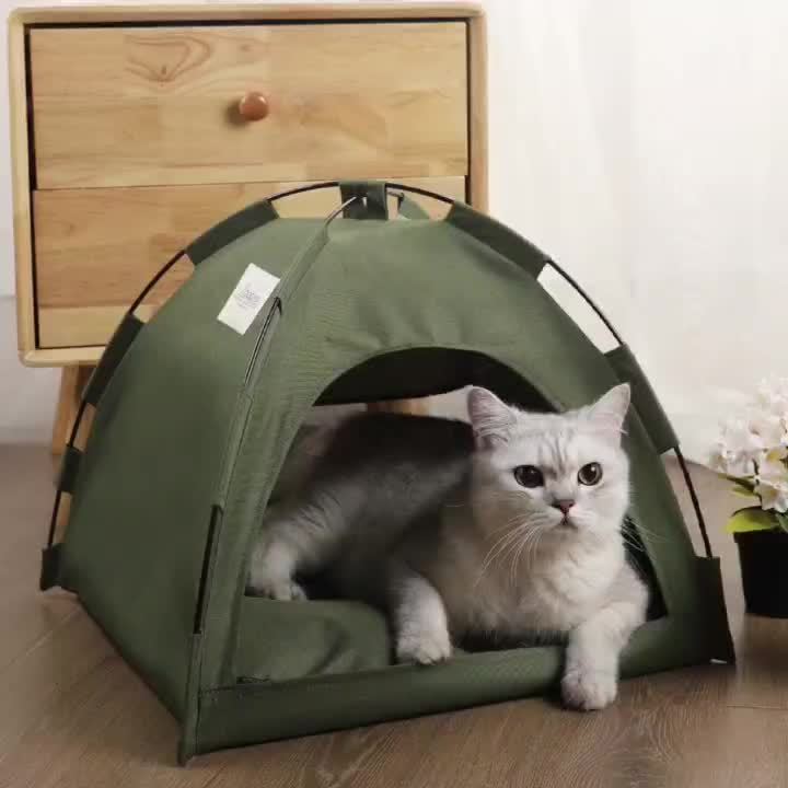 Cozy Companion Pet Tent - Ultra Soft, Comfortable, and Spacious Sleeping Nest with Solid Color Design for Cats and Dogs - Portable, Easy to Assemble, and Machine Washable