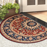 1Pc Vintage Bohemian Style Pattern Outdoor Door Mat Golden