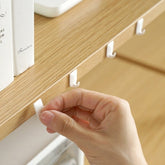 9 Pack Mini Utility Hooks Set Wall Mounted Plastic Hooks for Jewelry and Accessories Easy Install No Drill Adhesive Wall Hooks Compact Storage Solution