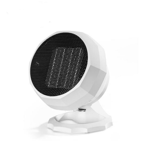 1800W Mini Indoor Fan Ceramic Heater with 3 Levels Rotation Continuous Temperature Control Warmth