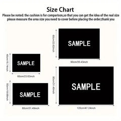 1Pc Red & Golden Glitter Christmas Welcome Doormat With