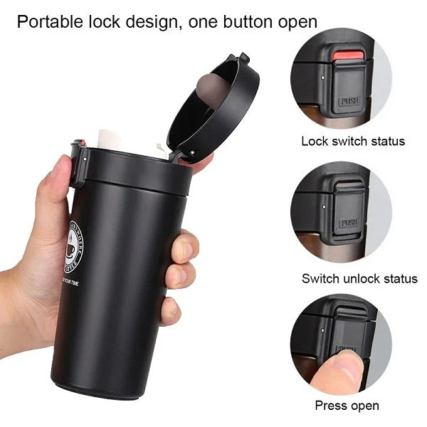 086 Stainless Steel Vacuum Insulation Cup 350ml 18-8