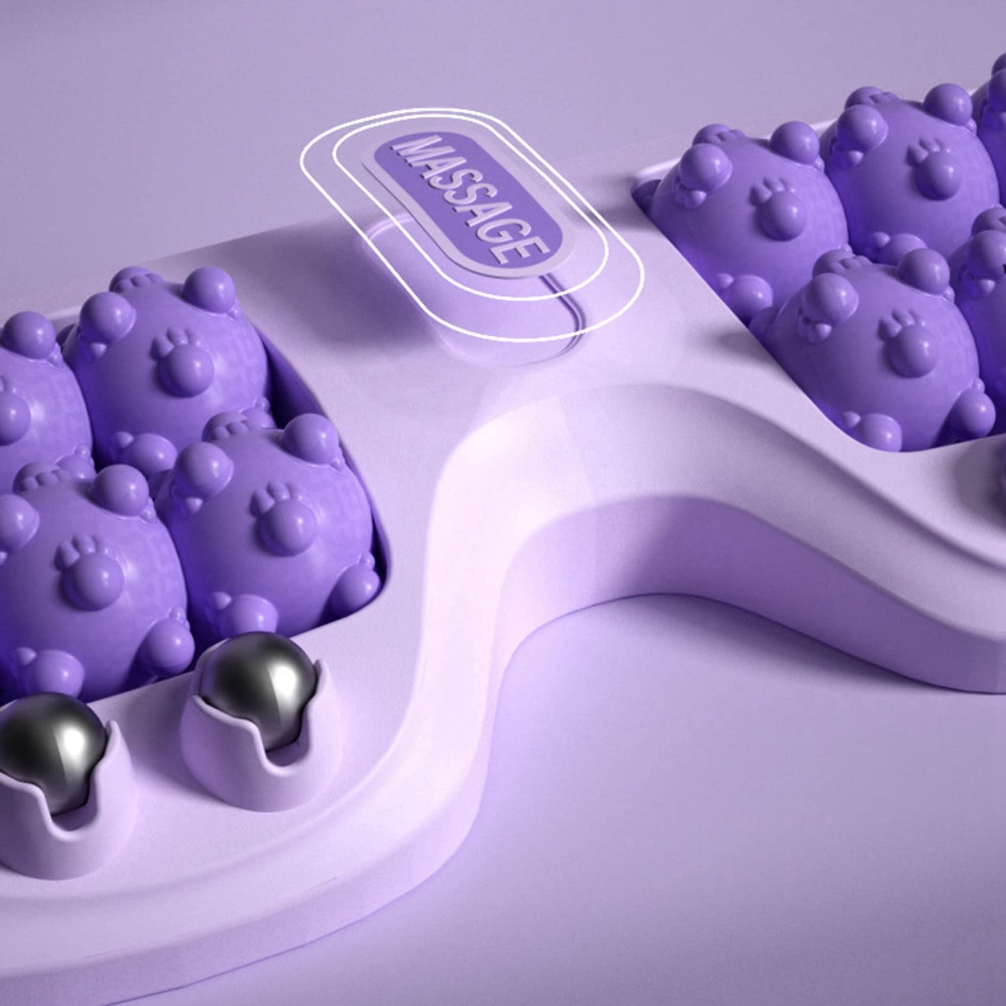 Foot Massage Roller Feet Reflexology Body Stiffness Yoga Fitness Training Muscle Relaxation Massager
