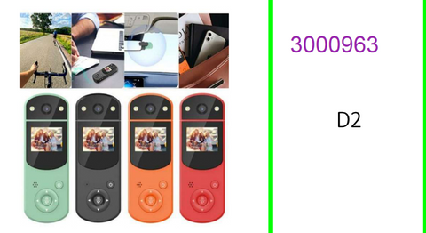 Digital Mini Body Spy Camera 1080P with Night Vision