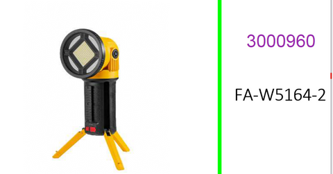 Rechargeable LED Work Light Searchlight Doubles As A Power Bank To Charge Electronic Devices