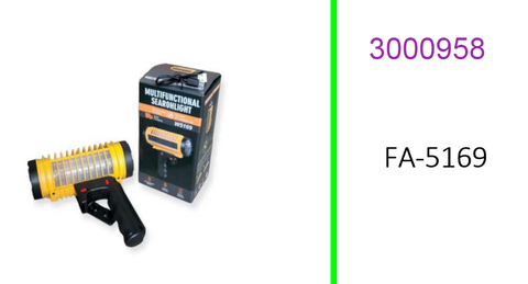 Solar Powered Multi-functional Searchlight