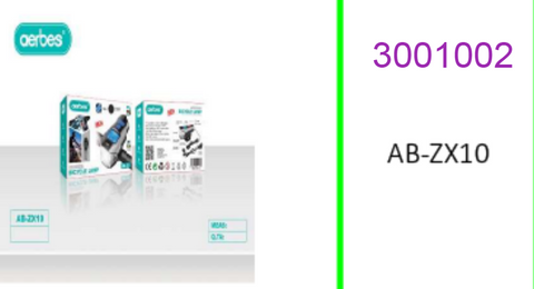 Aerbes Dual Light Source Wireless Code Meter With Horn Bicycle Front Light