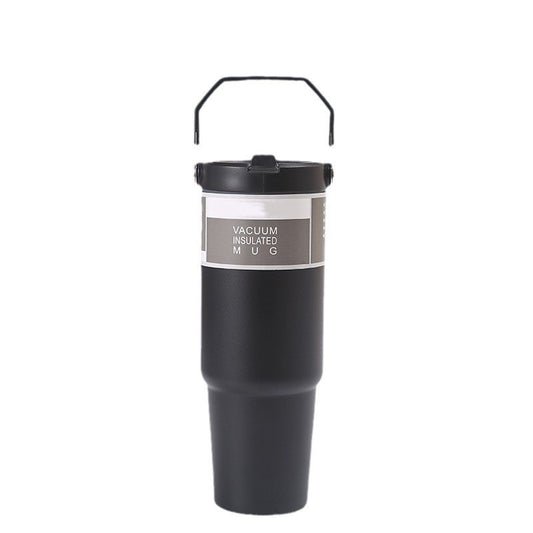 Stainless Steel Insulated Cup Cold Coffee Cup Car Straw Car Cup