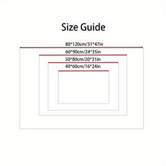 1pc Geometric Pattern Blue and White Line Front Door Mat Durable Welcome Mat for Outdoor and Indoor Entrance Bedside Mat Bathroom Mat Small Floor Mat Suitable for Spring Summer Autumn and Winter Seasons