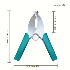 Professional Grade Fruit Tree Grafting Scissors Heavy Duty Metal Garden Pruning Shears with Ergonomic Handles Sharp Precision Blades for Horticulture Gardening & Plant Care (Green & Yellow) Fruit Tree Grafting Tool Contemporary Garden Tool Sharp Cu