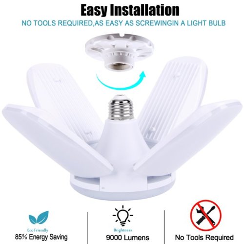 LED Garage Light Deformable Folding Light 60W