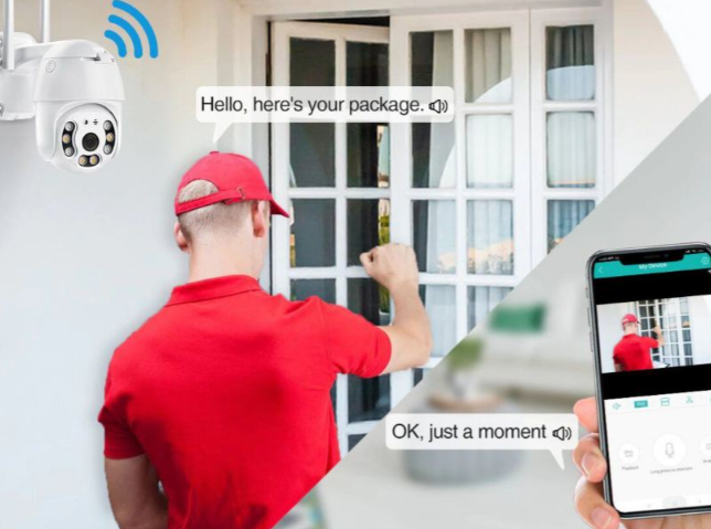 4K HDR Wifi Surveillance Camera ICSee App