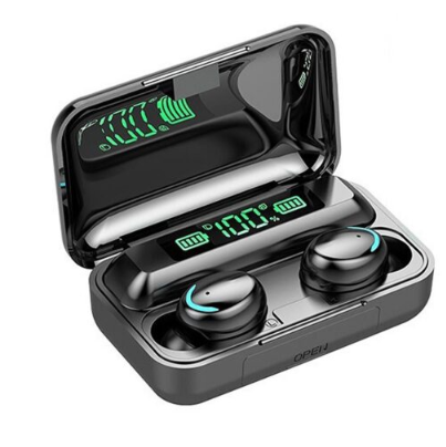 Wireless Earbuds, TWS BT5.0 Ear Buds With LED Battery Display, In-Ear Headphones For Gaming, Meeting And Sports, 800mAh Charger Case, Portable Charger Bank (50mAh*2 Earbuds) Support 4H Single Playtime, Best Gifts For Women