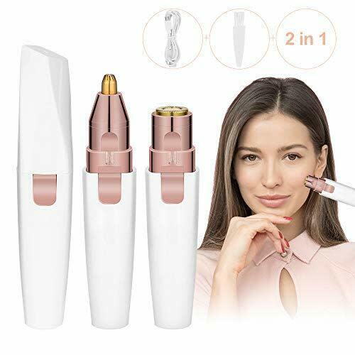 2 In 1 Battery Operated Eyebrow Trimmer Shaver for Women