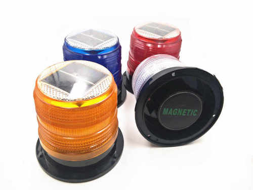 Solar FlashingᅡᅠTraffic Warning Light Lamp