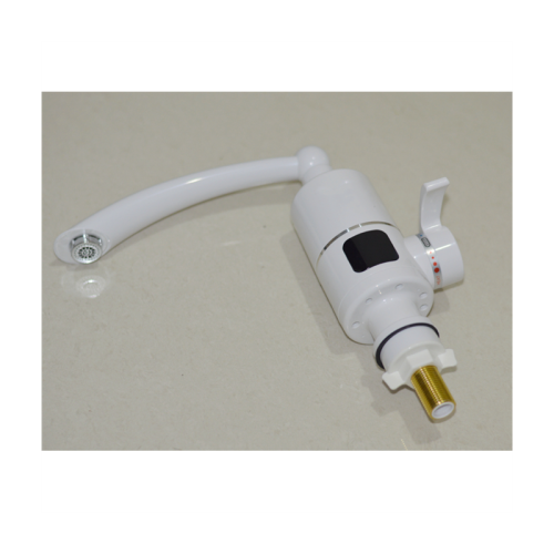white color led Display fast electric heating water tap RX010