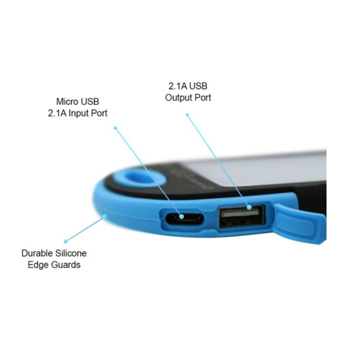 Solar Charger Portable Dual USB Solar Battery Charger Power Bank