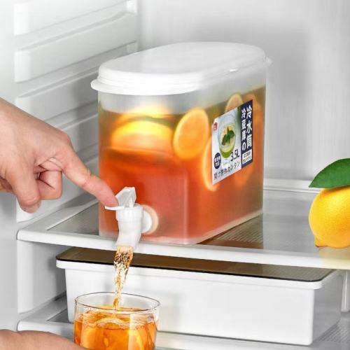 3.5Liter Refrigerator Plastic Kettle Juice Hot And Cold Water With The Faucet