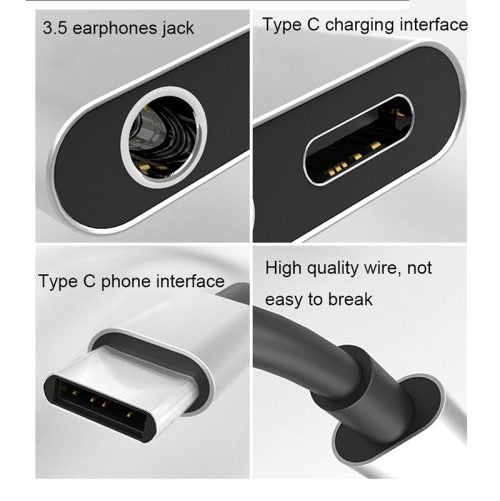 ᅡᅠUSB Type C Male To 3.5mm Jack Adapter Cable