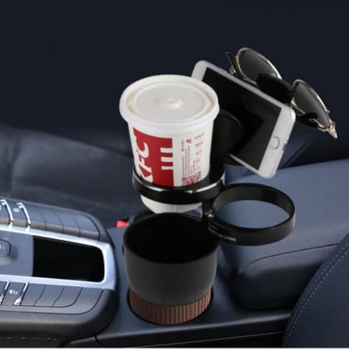 Adjustable auto multi cup holder compact design and modern style 5 in 1 holder