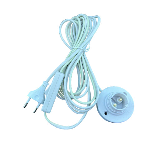 B22 Screw Socket Lamp Holder Power Cord 5M Wire