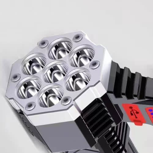 LED Solar Torch Solar Flashlight Rechargeable Lamp