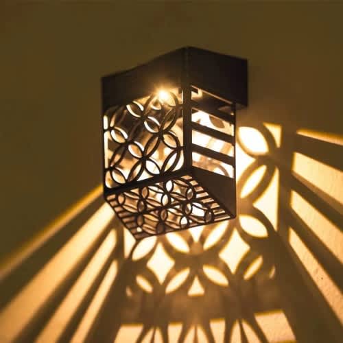 Home Garden Landscape Lights Fence Lights Outdoor Solar Fence Lights