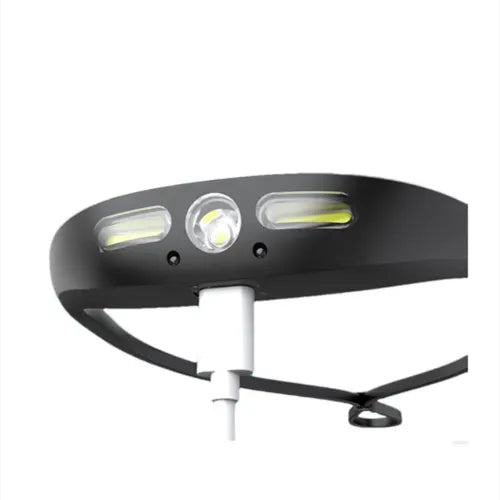 Camping Lightweight Headlight Waterproof Sensor Silicone Design