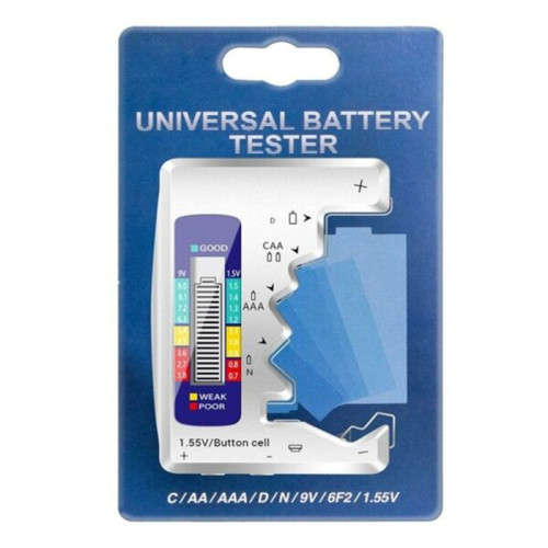 Universal 1.5V Digital LCD Tri-Color Battery Tester Checker Detector
