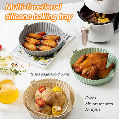 Nonstick Silicone Baking Mold Reusable Pan Pizza Cake Tray Microwave Baking Dish