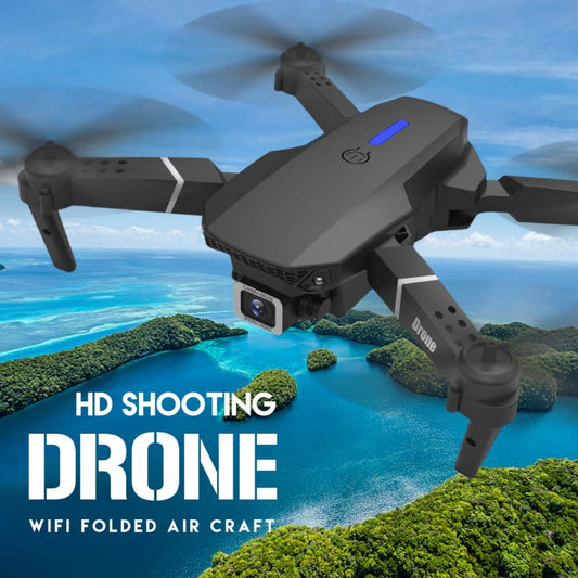 Drone Wifi With Wide-Angle Hd Camera Height Fixed Remote Control Foldable Quadcopter Drone Gift Toy Drone