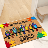 1Pc "In This House It'S Ok To Be Different"