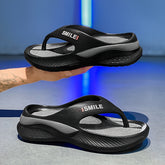 & Unisex Heavy Sole Sandals Wide Narrow Round Toe Beach Slippers with Cushioned Insole Non Slip Sole for Outdoor Pool Surfing Spring/Summer Casual Footwear (Solid Color)