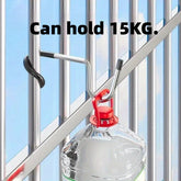 1/3/5pcs Heavy Duty Stainless Steel No Drill Hooks 14.97KG Load Capacity Anti Theft Outdoor Hanging Hooks for Balcony Lights Windows Coat Hanger Free Installation (No Screws) with Plastic Caps Ideal for Holiday & Everyday Use (D