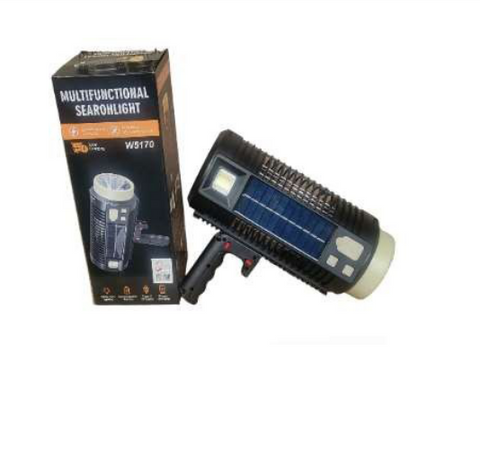 Solar Powered Search Light with Mosquito Electric Shock Killer, Can be used as a Power Bank for Emergency Charging 29cm x 24cm x 12cm