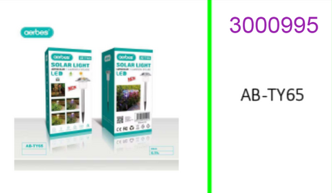 Aerbes 30W Solar Powered Ground Light 2pcs RGB + White