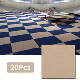 20Pcs Floor Mats Stickers Square Mat Pads Striped Mat 30X30Cm