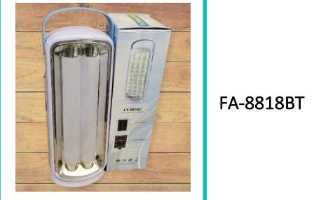 Solar Powered 3 Light Source Emergency Light