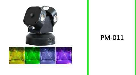 2 Arm Hot Wheels RGB Stage Light with Rotatable Heads