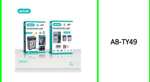 Aerbes Solar Powered RGB Decorative Wall Lamp